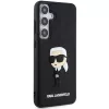 Karl Lagerfeld KLHCS24M3DRKINK hardcase 3D rubber Ikonik voor Samsung Galaxy S24+ zwart