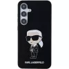 Karl Lagerfeld Ikonik siliconenhoes voor Samsung Galaxy S24 - zwart