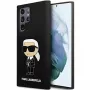 Karl Lagerfeld Ikonik siliconen case voor Samsung Galaxy S24 Ultra - zwart