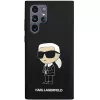 Karl Lagerfeld Ikonik siliconen case voor Samsung Galaxy S24 Ultra - zwart