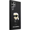 Karl Lagerfeld Ikonik siliconen case voor Samsung Galaxy S24 Ultra - zwart