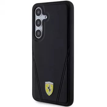 Ferrari FEHMS24SP3BAK S24 S921 zwart hardcase Hot Stamp V Lines MagSafe