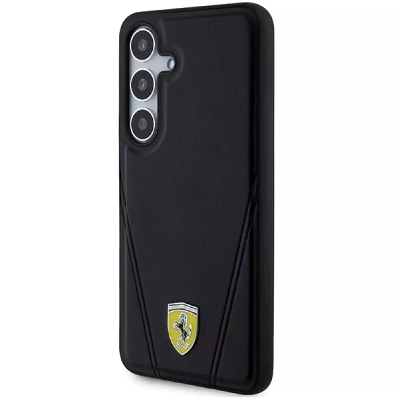 Ferrari FEHMS24SP3BAK S24 S921 zwart hardcase Hot Stamp V Lines MagSafe