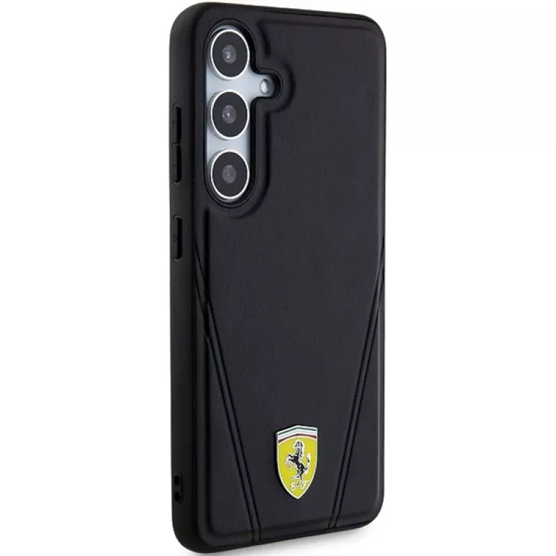 Ferrari FEHMS24SP3BAK S24 S921 zwart hardcase Hot Stamp V Lines MagSafe