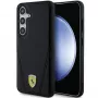 Ferrari FEHMS24MP3BAK Hot Stamp V Lines MagSafe hardcase voor Samsung Galaxy S24+ (zwart)