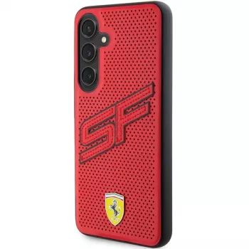Ferrari FEHCS24SPINR S24 S921 rood hardcase Big SF Perforated voor Samsung Galaxy S24