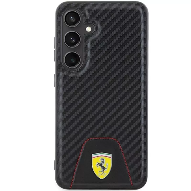 Ferrari FEHCS24SN3PUK S24 S921 zwart hardcase carbon Stitched Bottom