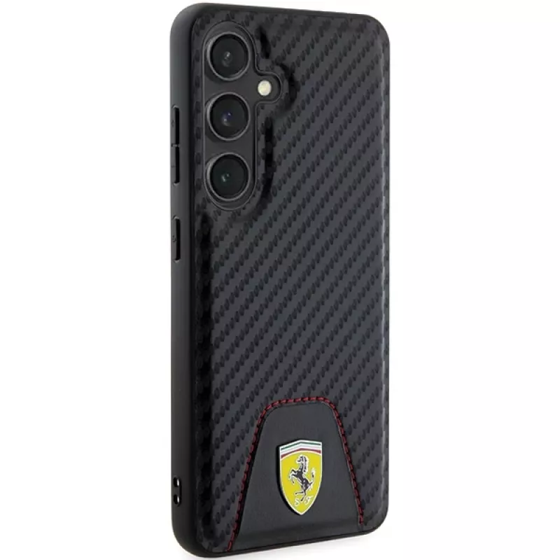 Ferrari FEHCS24SN3PUK S24 S921 zwart hardcase carbon Stitched Bottom