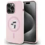 KARL LAGERFELD silicone Karl&Choupette MagSafe case voor iPhone 14 Pro Max roze