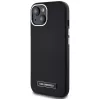 Karl Lagerfeld Metal Plate MagSafe case voor iPhone 15, zwart