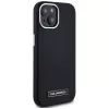 Karl Lagerfeld Metal Plate MagSafe case voor iPhone 15, zwart