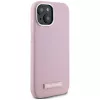 KARL LAGERFELD FW Metal Plate MagSafe back cover voor Apple iPhone 15, roze