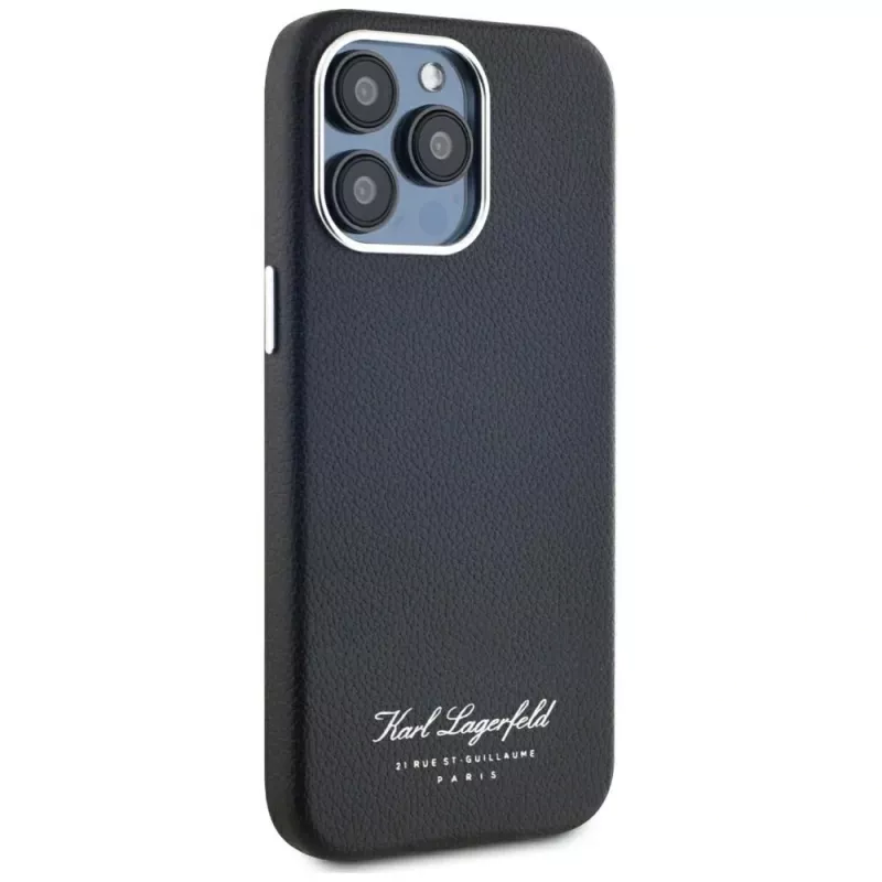 Karl Lagerfeld Hotel RSG case voor Apple iPhone 15 Pro, zwart