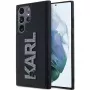 Karl Lagerfeld KLHCS24L3DMBKCK Samsung Galaxy S24 Ultra hardcase zwart 3D rubber glitter logo