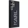 Karl Lagerfeld KLHCS24L3DMBKCK Samsung Galaxy S24 Ultra hardcase zwart 3D rubber glitter logo