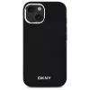 DKNY DKHMP14SPSCMCLK hardcase voor Apple iPhone 14, 6,1 inch, zwart, effen logo, MagSafe