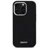 DKNY DKHMP14LPSCMCLK hardcase voor Apple iPhone 14 Pro 6,1 inch zwart effen logo MagSafe