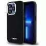 DKNY DKHMP15LPSCMCLK Hard Case voor Apple iPhone 15 Pro 6,1 inch zwart effen logo MagSafe