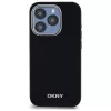 DKNY DKHMP15XPSCMCLK Hard Case voor Apple iPhone 15 Pro Max 6,7 inch zwart effen logo MagSafe