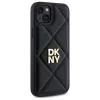 DKNY DKHCP15MPQDSLK Quilted Stack Logo Case voor iPhone 15 Plus 6,7 inch zwart