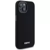DKNY DKHMP14SSMCHLK hardcase liquid silicone MagSafe case voor iPhone 13/14/15 6,1 inch zwart