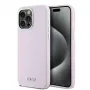 DKNY DKHMP15XSMCHLP liquid silicone hardcase met MagSafe voor Apple iPhone 15 Pro Max 6,7 inch roze