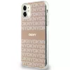 DKNY DKHMN61HRHSEP hardcase voor iPhone 11 / XR 6,1 inch roze mono & stripe MagSafe