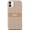 DKNY DKHMN61HRHSEP hardcase voor iPhone 11 / XR 6,1 inch roze mono & stripe MagSafe