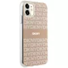 DKNY DKHMN61HRHSEP hardcase voor iPhone 11 / XR 6,1 inch roze mono & stripe MagSafe