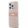DKNY DKHMP14LHRHSEP hardcase IML mono & stripe MagSafe voor iPhone 14 Pro 6,1 inch roze