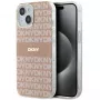 DKNY DKHMP15MHRHSEP Hardcase voor Apple iPhone 15 Plus / 14 Plus 6,7 inch roze IML Mono & Stripe MagSafe