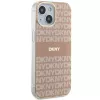 DKNY DKHMP15MHRHSEP Hardcase voor Apple iPhone 15 Plus / 14 Plus 6,7 inch roze IML Mono & Stripe MagSafe