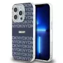 DKNY DKHMP15LHRHSEB iPhone 15 Pro 6.1 blauwe hardcase IML mono & stripe MagSafe