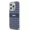 DKNY DKHMP15LHRHSEB iPhone 15 Pro 6.1 blauwe hardcase IML mono & stripe MagSafe