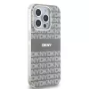 DKNY DKHMP15LHRHSEE Hardcase voor Apple iPhone 15 Pro 6,1 inch beige IML Mono & Stripe MagSafe