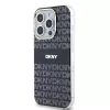 DKNY DKHMP13LHRHSEK hardcase IML mono & stripe MagSafe voor iPhone 13 Pro / 13 - zwart