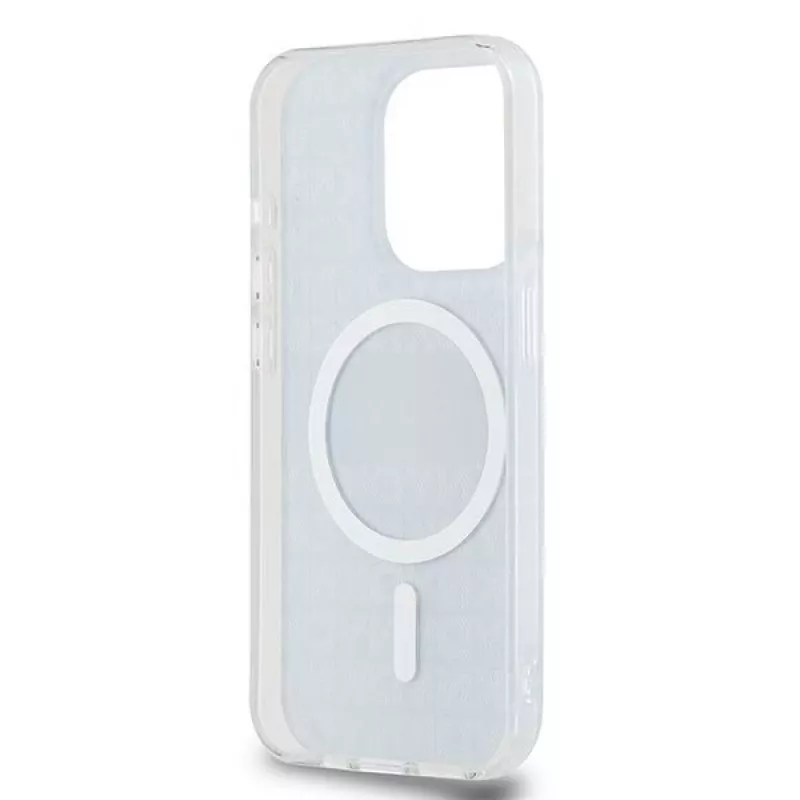 DKNY DKHMP14XHRHSEK hardcase IML mono & stripe MagSafe voor iPhone 14 Pro Max 6,7 inch zwart