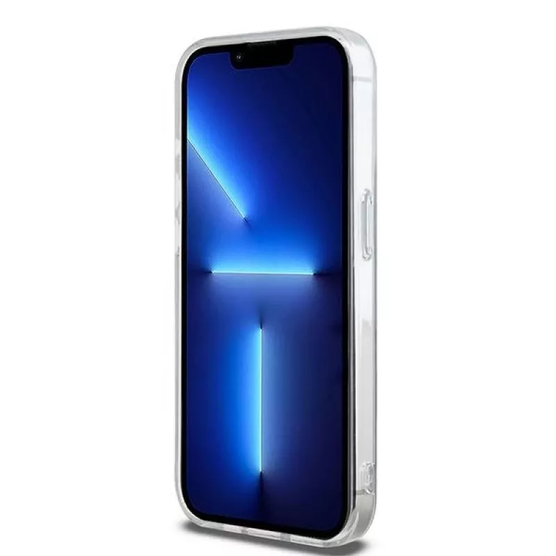 DKNY DKHMP14XHRHSEK hardcase IML mono & stripe MagSafe voor iPhone 14 Pro Max 6,7 inch zwart
