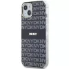 DKNY DKHMP15MHRHSEK Hardcase voor iPhone 15 Plus / 14 Plus 6,7 inch zwart IML Mono & Stripe MagSafe