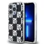 DKNY DKHCP15LHDLCEK hardcase voor Apple iPhone 15 Pro 6,1, zwart, IML Checkered Mono Pattern