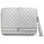 DKNY Sleeve DKCS14PVSHLE 14 inch Beige geruit patroon met bedrukte strepen