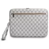 DKNY Sleeve DKCS14PVSHLE 14 inch Beige geruit patroon met bedrukte strepen