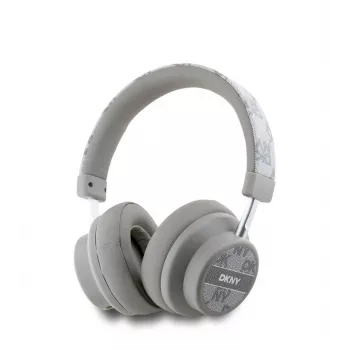 DKNY Checkered Pattern draadloze Bluetooth over-ear koptelefoon V5.3 Beige
