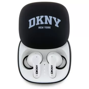 DKNY DKTWS3DNYAK Bluetooth TWS in-ear oordopjes met oplaadcase, rubber matte finish, Zwart