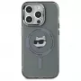 Karl Lagerfeld KF002417 iPhone 15 Pro Max 6,7 inch Zwarte Hardcase IML Metaal Choupette Head MagSafe