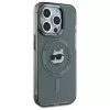 Karl Lagerfeld KF002417 iPhone 15 Pro Max 6,7 inch Zwarte Hardcase IML Metaal Choupette Head MagSafe