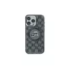Karl Lagerfeld IML Monogram Karl & Choupette Head MagSafe case voor iPhone 15 Pro Max 6,7 inch zwart