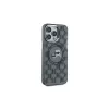 Karl Lagerfeld IML Monogram Karl & Choupette Head MagSafe case voor iPhone 15 Pro Max 6,7 inch zwart