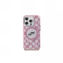 Karl Lagerfeld KLHMP15MHMCKMHP iPhone 15 Plus 6,7 inch roze IML Monogram Karl & Choupette Head MagSafe case