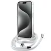 Karl Lagerfeld KF002085 iPhone 14 Pro 6,1 inch hardcase transparant IML Choupette Head & Cord Magsafe